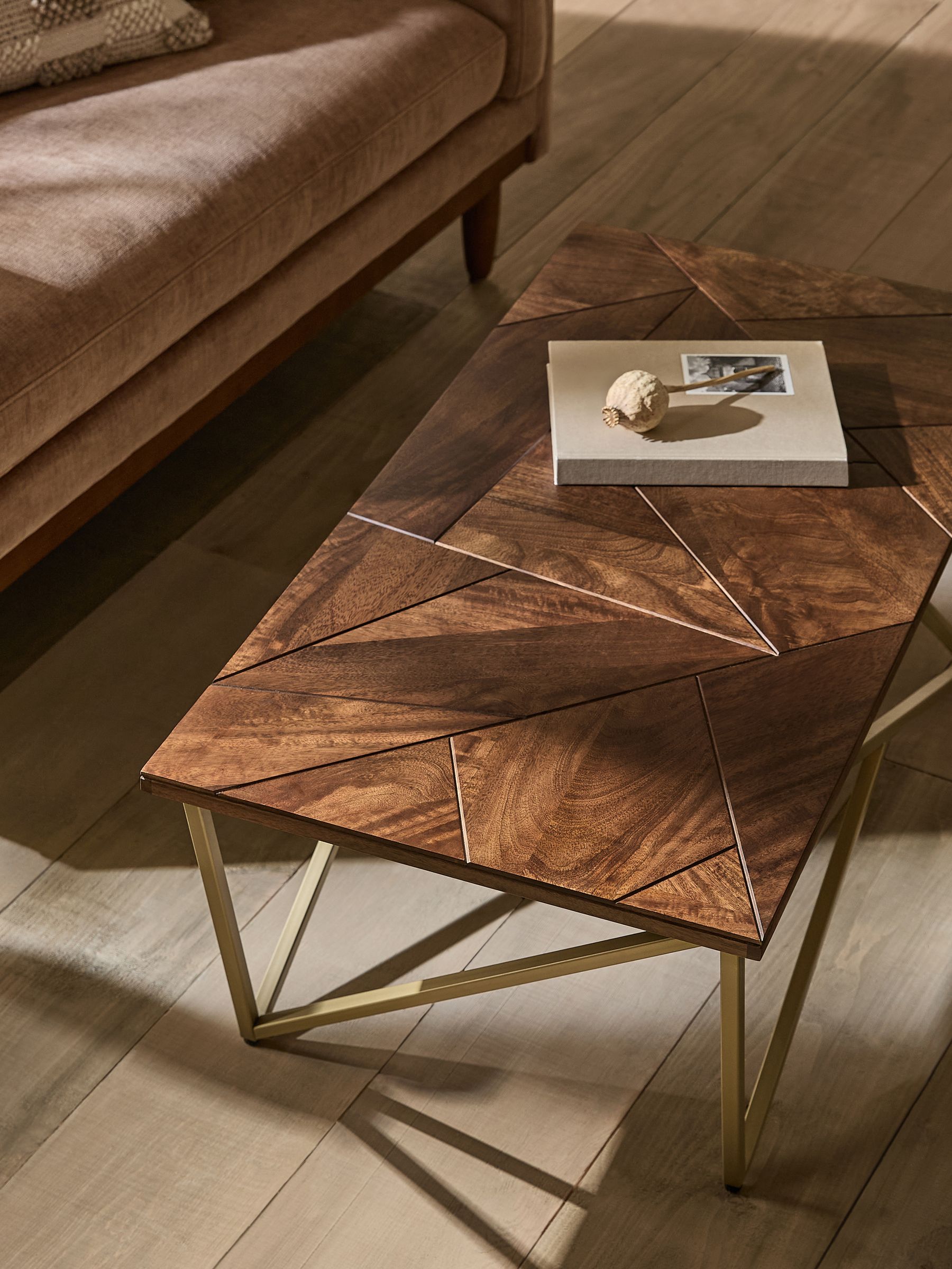 Buy Dark Zaria Lloyd Mango Wood Coffee Table from the Next UK