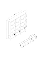 Dove Malvern Superwide Shelf - Image 9 of 9