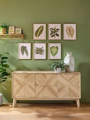 Light Natural Hayford Oak Effect Large Sideboard - Image 3 of 9