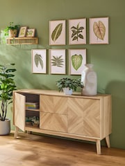 Light Natural Hayford Oak Effect Large Sideboard - Image 4 of 9