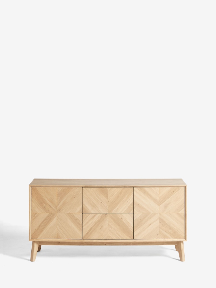 Light Natural Hayford Oak Effect Large Sideboard - Image 9 of 9