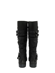 Lotus Black Knee High Boots - Image 3 of 4