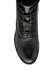 Lotus Black Leather Ankle Boots - Image 4 of 4