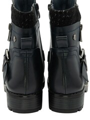 Lotus Blue Zip-Up Mid-Calf Boots - Image 3 of 4
