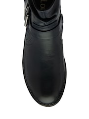 Lotus Blue Zip-Up Mid-Calf Boots - Image 4 of 4