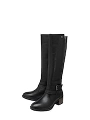 Lotus Black Knee High Boots - Image 2 of 4