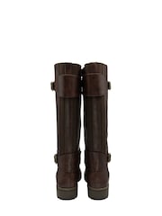 Lotus Brown Knee High Boots - Image 3 of 4