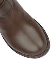 Lotus Brown Knee High Boots - Image 4 of 4