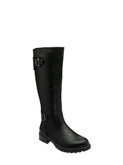 Lotus Black Knee High Boots - Image 1 of 4