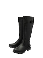Lotus Black Knee High Boots - Image 2 of 4