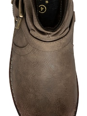 Lotus Natural Zip-Up Mid-Calf Boots - Image 4 of 4