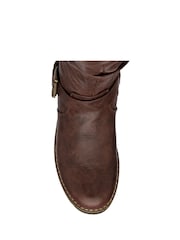 Lotus Brown Knee High Boots - Image 4 of 4