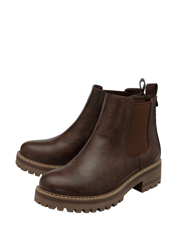 Braun - Lotus – Chelsea-Stiefeletten mit Reißverschluss - Bild 2 von 4 Braun - Lotus – Chelsea-Stiefeletten mit Reißverschluss - Bild 2 von 4