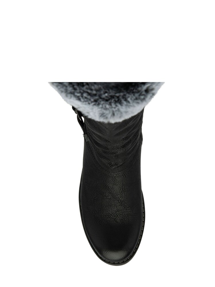 Lotus Black Knee High Boots - Image 4 of 4 Lotus Black Knee High Boots - Image 4 of 4