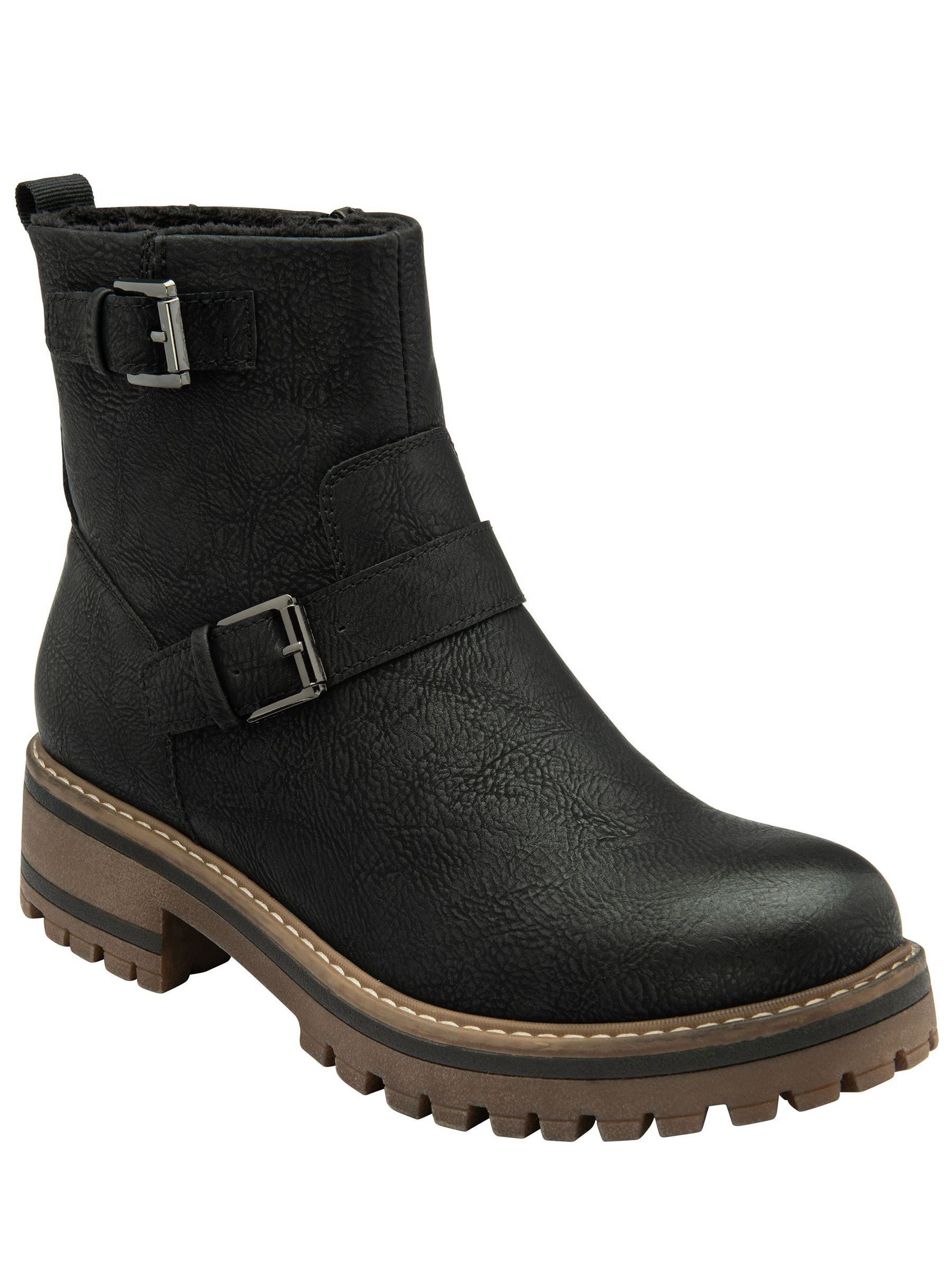 Buy Lotus Black Zip Up Ankle Boots from Next Armenia