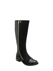 Lotus Black Knee High Boots - Image 1 of 4