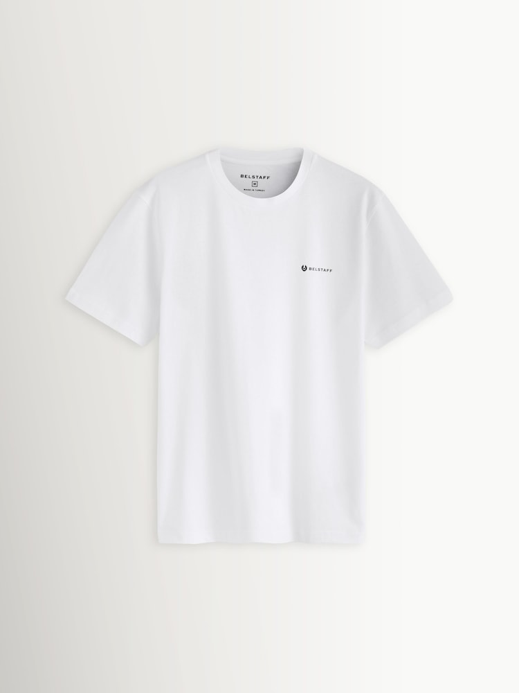 Belstaff White T-Shirt 3 Pack - Image 4 of 4