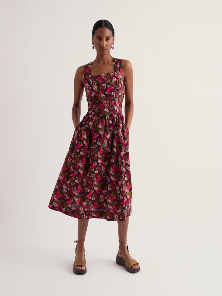 Seasalt Cornwall Pink Fox Cove Dress - Image 1 of 5 Seasalt Cornwall Pink Fox Cove Dress - Image 1 of 5