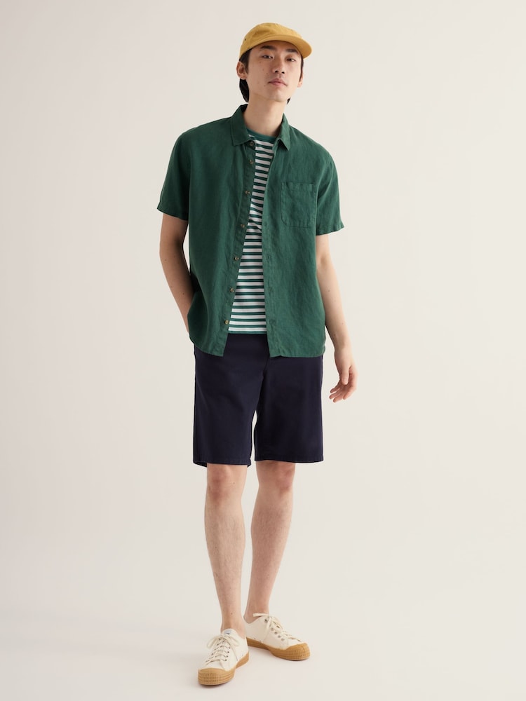 Seasalt Cornwall Green Seven Seas Sailor T-Shirt - Image 4 of 4
