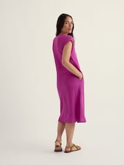 Seasalt Cornwall Purple Sand Patterns Dress - Image 3 of 5
