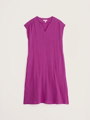 Seasalt Cornwall Purple Sand Patterns Dress - Image 4 of 5