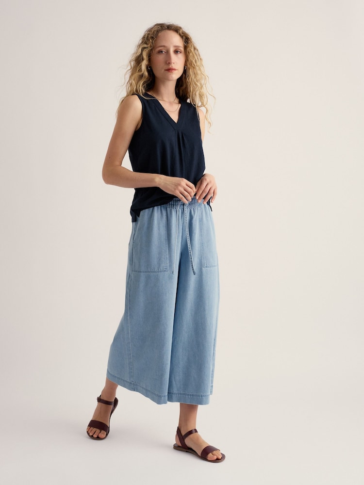 Seasalt Cornwall Blue Achilla Vest - Image 1 of 5 Seasalt Cornwall Blue Achilla Vest - Image 1 of 5