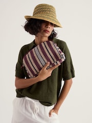 Seasalt Cornwall Brown Flourish Cross Body Bag - Image 1 of 5