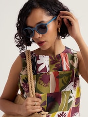 Seasalt Cornwall Blue Garden View Sunglasses - Image 3 of 5