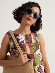 Seasalt Cornwall Blue Garden View Sunglasses - Image 4 of 5