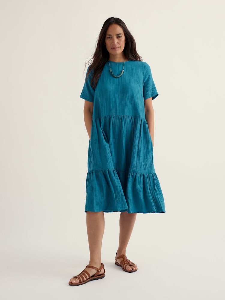 Seasalt Cornwall Green Pebble Comb Dress - Image 1 of 5