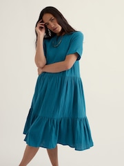 Seasalt Cornwall Green Pebble Comb Dress - Image 3 of 5