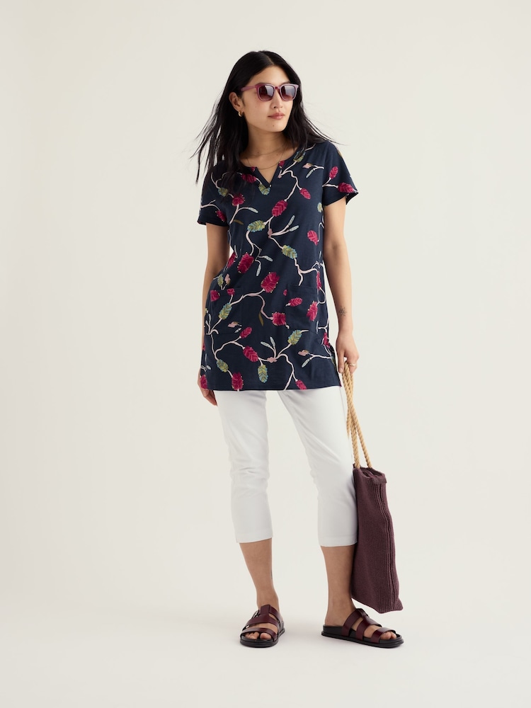 Seasalt Cornwall Blue Artist's Palette Tunic - Image 1 of 5 Seasalt Cornwall Blue Artist's Palette Tunic - Image 1 of 5
