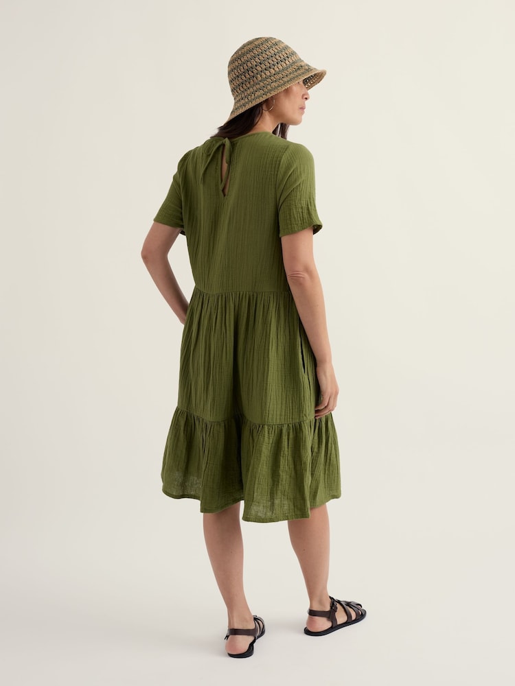 Seasalt Cornwall Green Pebble Comb Dress - Image 3 of 3
