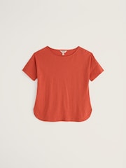 Seasalt Cornwall Orange Bryher View T-Shirt - Image 4 of 5