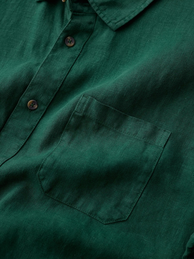 Seasalt Cornwall Green Carne Shirt - Image 2 of 2 Seasalt Cornwall Green Carne Shirt - Image 2 of 2