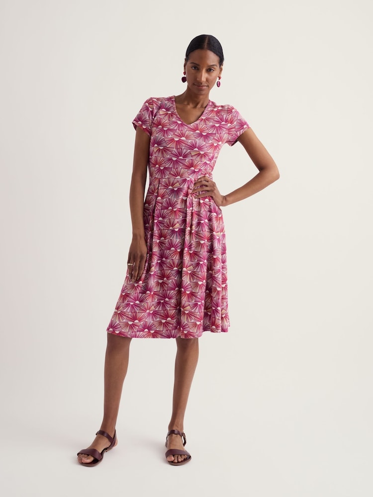 Seasalt Cornwall Pink Pier View Dress - Image 1 of 5 Seasalt Cornwall Pink Pier View Dress - Image 1 of 5