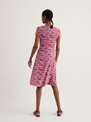 Seasalt Cornwall Pink Pier View Dress - Image 3 of 5