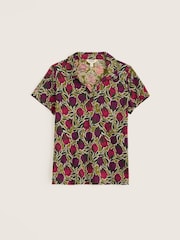 Seasalt Cornwall Green Short Sleeve Wavecrest Shirt - Image 4 of 5