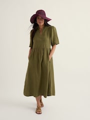 Seasalt Cornwall Green Fen Violet Dress - Image 1 of 5