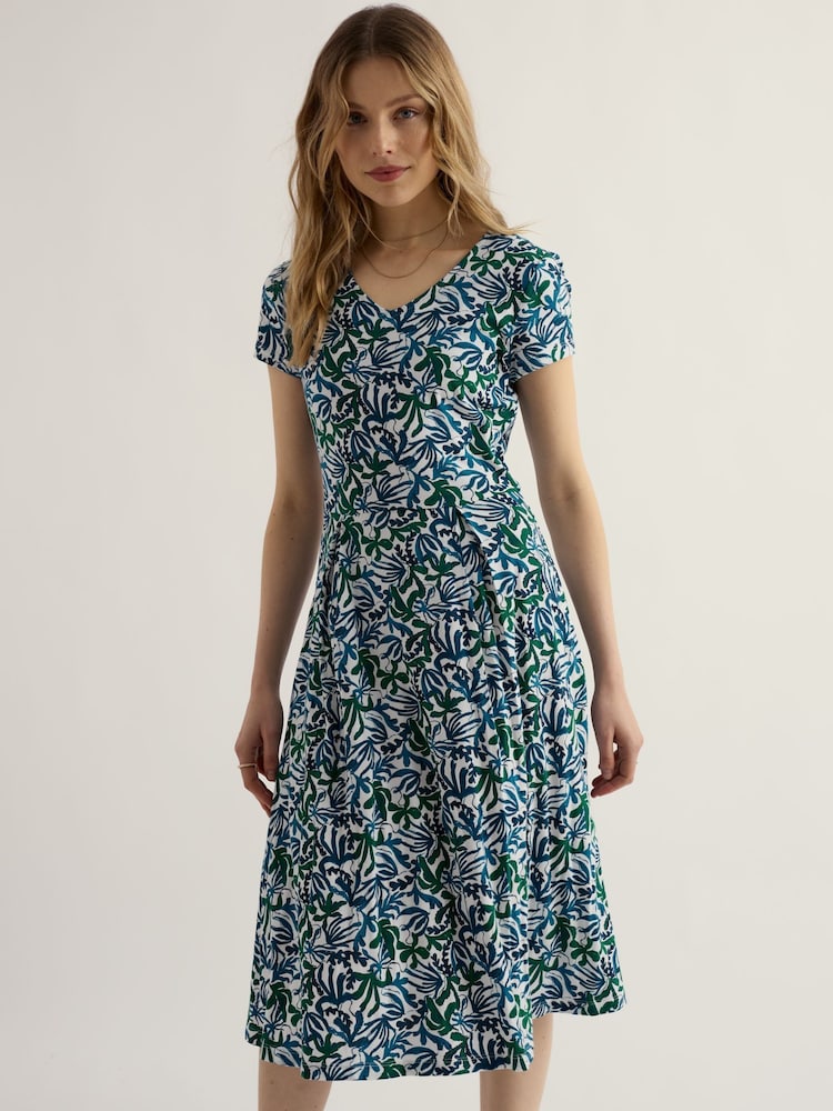 Seasalt Cornwall Green Pier View Dress - Image 2 of 5 Seasalt Cornwall Green Pier View Dress - Image 2 of 5