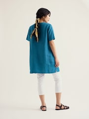 Seasalt Cornwall Blue Kestle Mill Tunic - Image 3 of 5