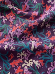Seasalt Cornwall Purple Short Sleeve Pipers Dress - Image 5 of 5
