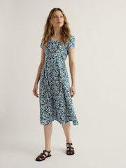 Seasalt Cornwall Green Pier View Dress - Image 1 of 5