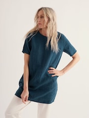 Seasalt Cornwall Blue Soft Shading Tunic - Image 2 of 5