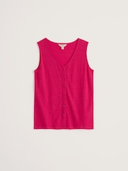 Seasalt Cornwall Pink Carn Glaze Vest - Image 4 of 5