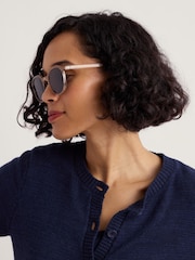 Seasalt Cornwall Natural Garden View Sunglasses - Image 3 of 5