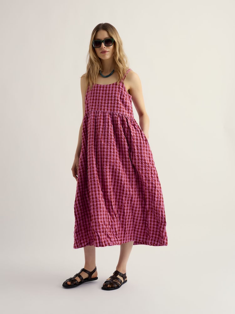 Seasalt Cornwall Pink Laity Dress - Image 1 of 5 Seasalt Cornwall Pink Laity Dress - Image 1 of 5