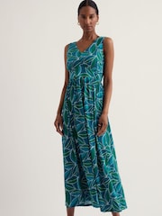 Seasalt Cornwall Green Polmanter Dress - Image 2 of 5