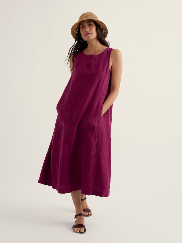 Seasalt Cornwall Pink Cresting Waves Dress - Image 1 of 5 Seasalt Cornwall Pink Cresting Waves Dress - Image 1 of 5