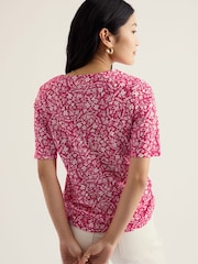 Seasalt Cornwall Pink Poisson T-Shirt - Image 2 of 5